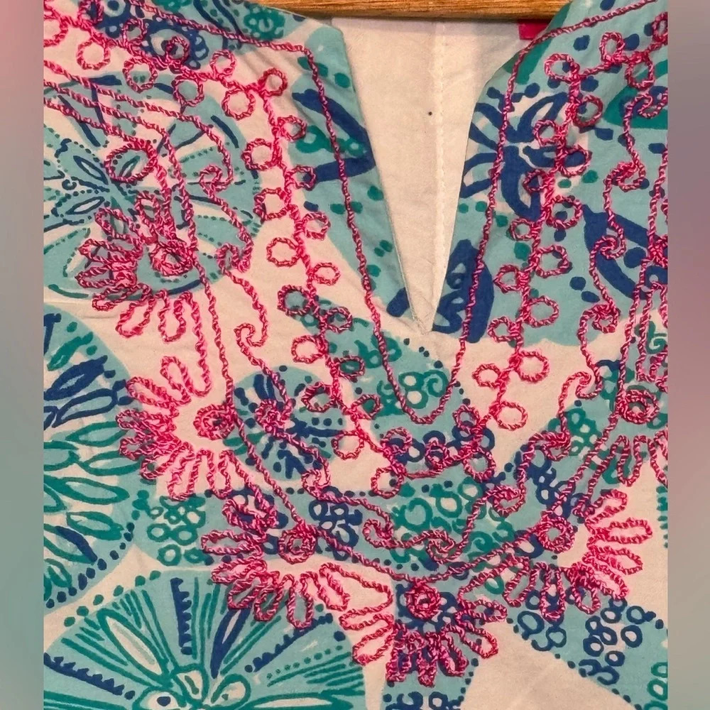 Lilly Pulitzer for Target 'Sea Urchin For You' Shift Dress Girls sz XL (14-16) - Picture 4 of 7